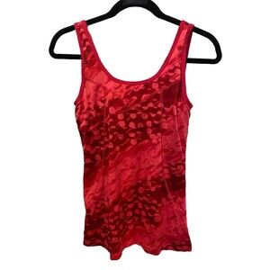 Lole Tank Top Womens Small Red Athletic Athleisure Quick Dry UPF 50+ Gym Yoga